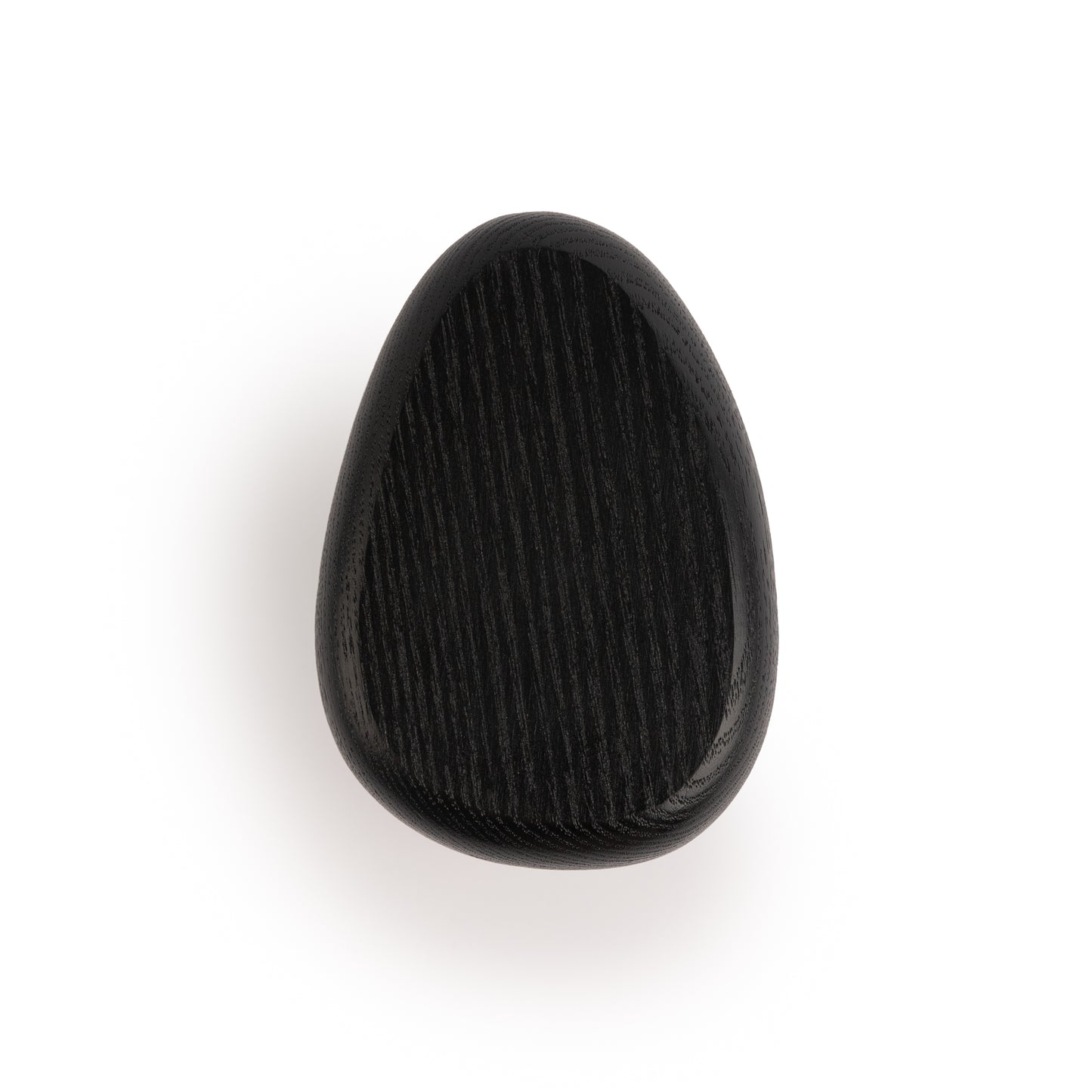 Schwarzer Wandhaken DROP