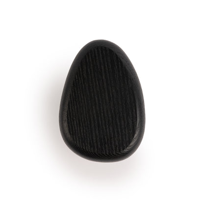 Schwarzer Wandhaken DROP