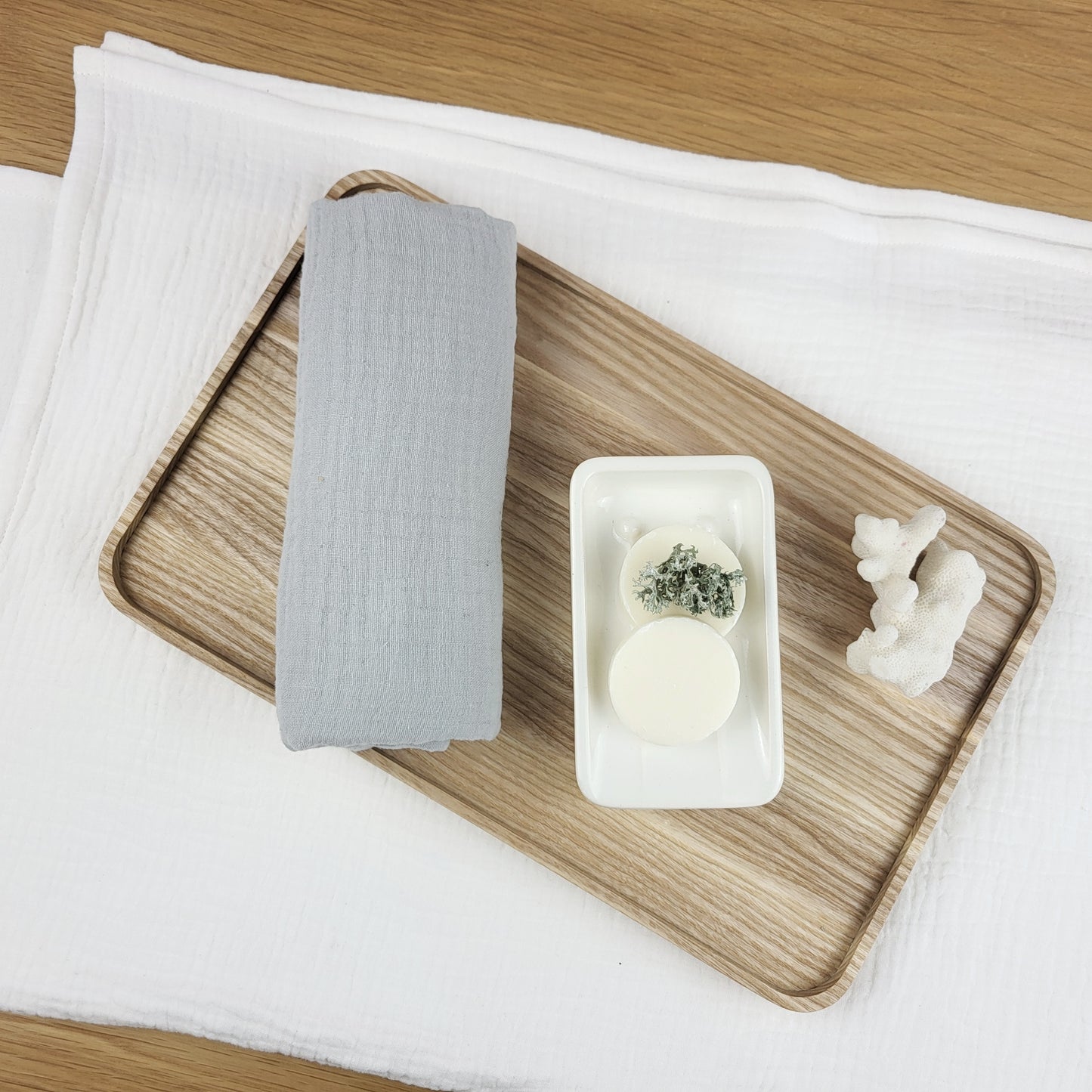 Baumwoll-Badehandtuch | Weiches Musselin-Badetuch