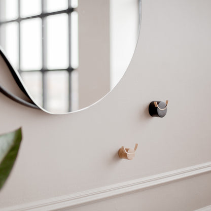 Wandhaken DEER | Eichenholz, Messing