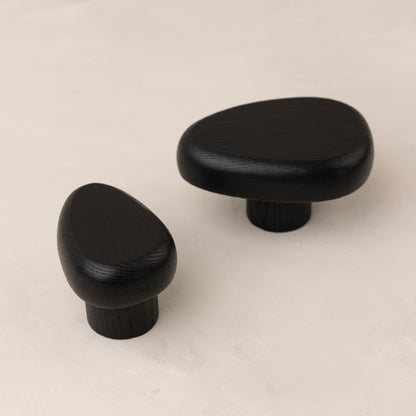 Schwarzer Wandhaken DROP