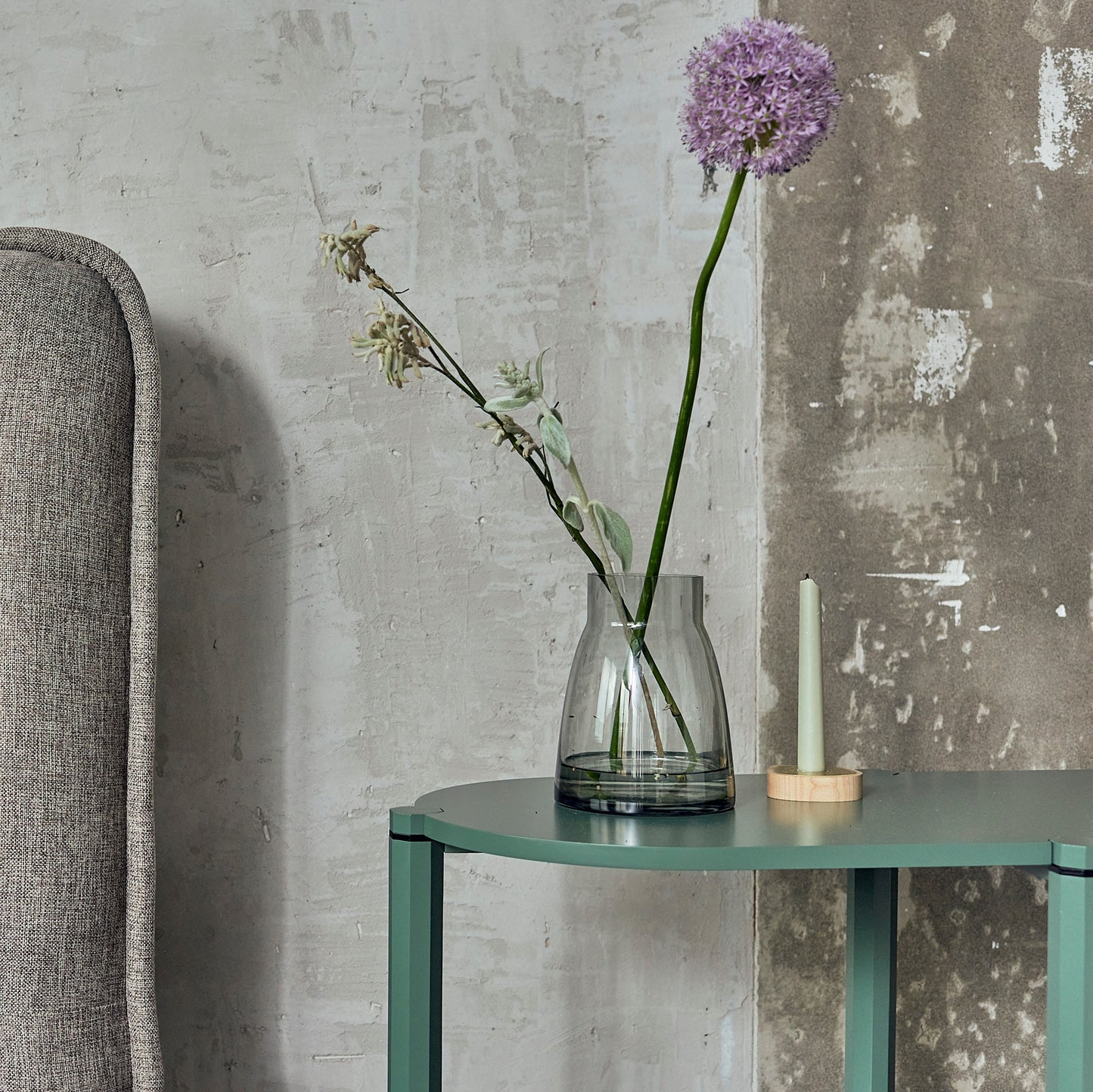 Kerzenhalter für Stabkerzen oder Teelichter | Eschenholz, Messing